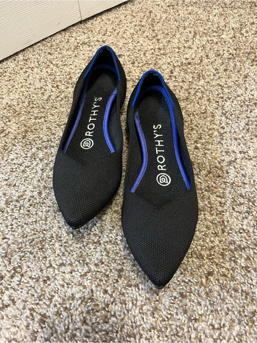 Rothy's The Black Pointed Flats